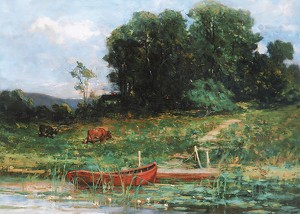 The Farm Landing By Edward Mitchell Bannister-3