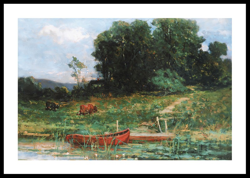The Farm Landing By Edward Mitchell Bannister-0