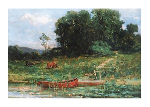 The Farm Landing By Edward Mitchell Bannister-1