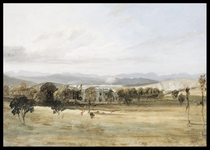 Sketch Of Leighton Hall By John Constable-2