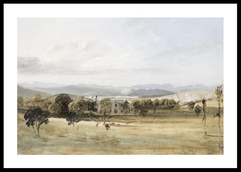 Sketch Of Leighton Hall By John Constable-0