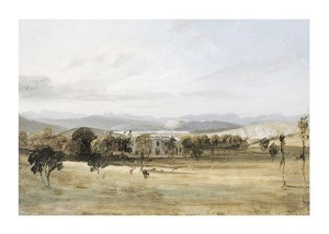Sketch Of Leighton Hall By John Constable-1