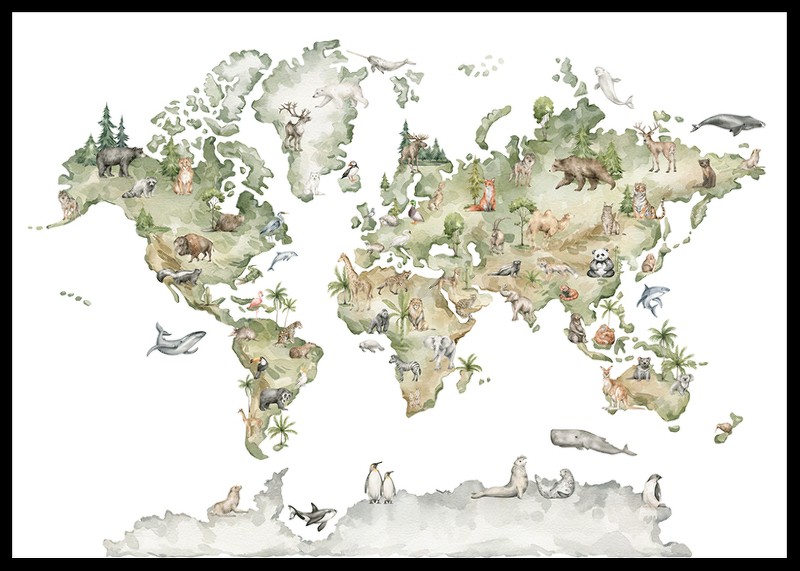 Animal World Map-2
