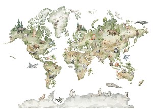 Animal World Map-3