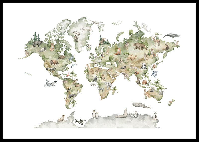 Animal World Map-0