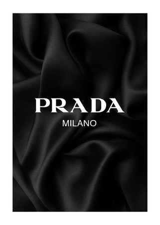 Poster Prada Milano Satin