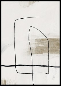Boho Abstract Lines No1-2