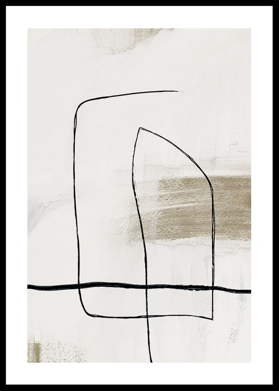 Boho Abstract Lines No1-0