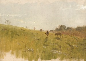 To The Pasture By Ladislav Mednyánszky-3