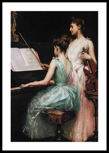 The Sonata By Irving Ramsay Wiles-0