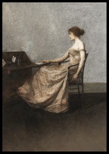 The Letter By Thomas Dewing-2
