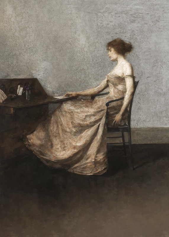 The Letter By Thomas Dewing-3