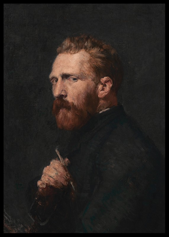Portrait Of Vincent Van Gogh By John Peter Russell-2
