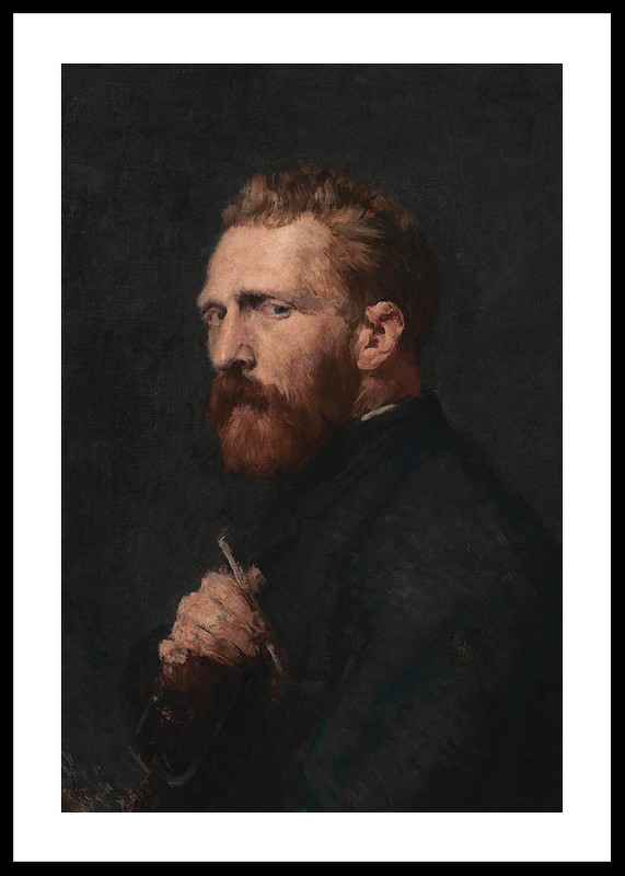 Portrait Of Vincent Van Gogh By John Peter Russell-0