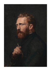 Portrait Of Vincent Van Gogh By John Peter Russell-1