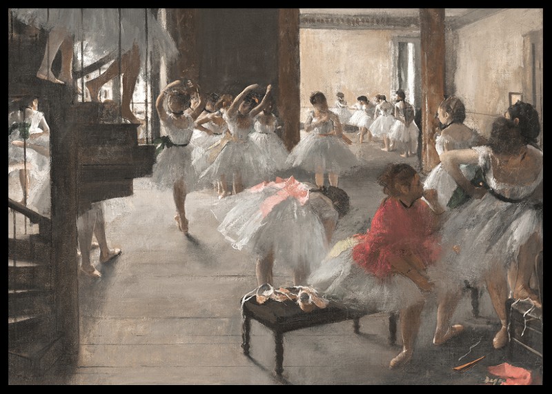 The Dance Class By Edgar Degas-2