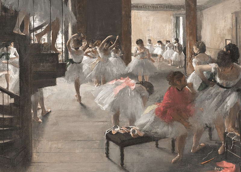 The Dance Class By Edgar Degas-3