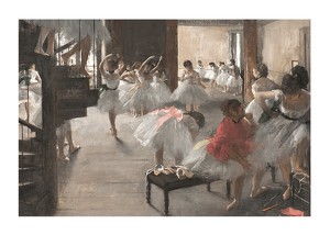 Poster The Dance Class By Edgar Degas