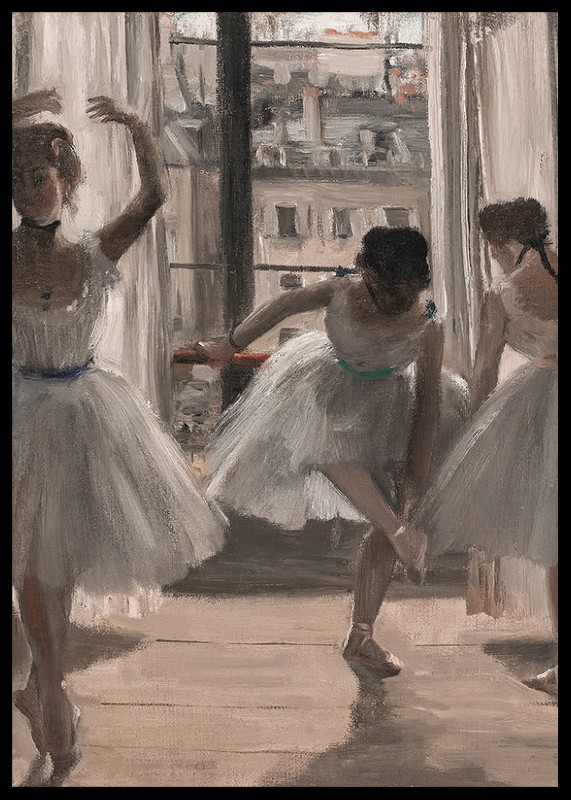 Danseuses Dans Une Salle D'exercice By Edgar Degas-2
