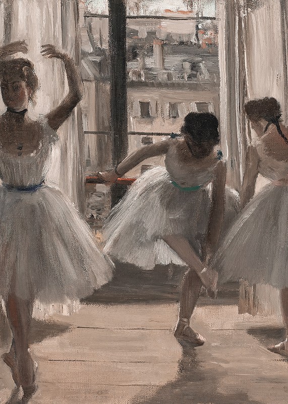 Danseuses Dans Une Salle D'exercice By Edgar Degas-3