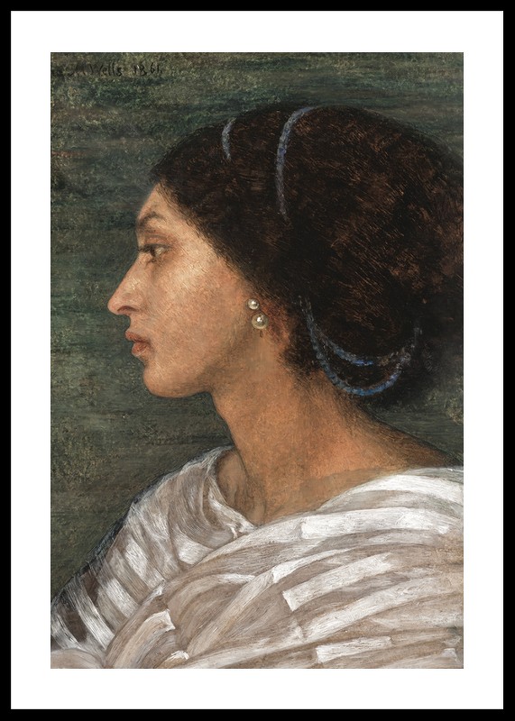 Head of a Mulatto Woman (Mrs. Eaton) By Joanna Boyce Wells-0