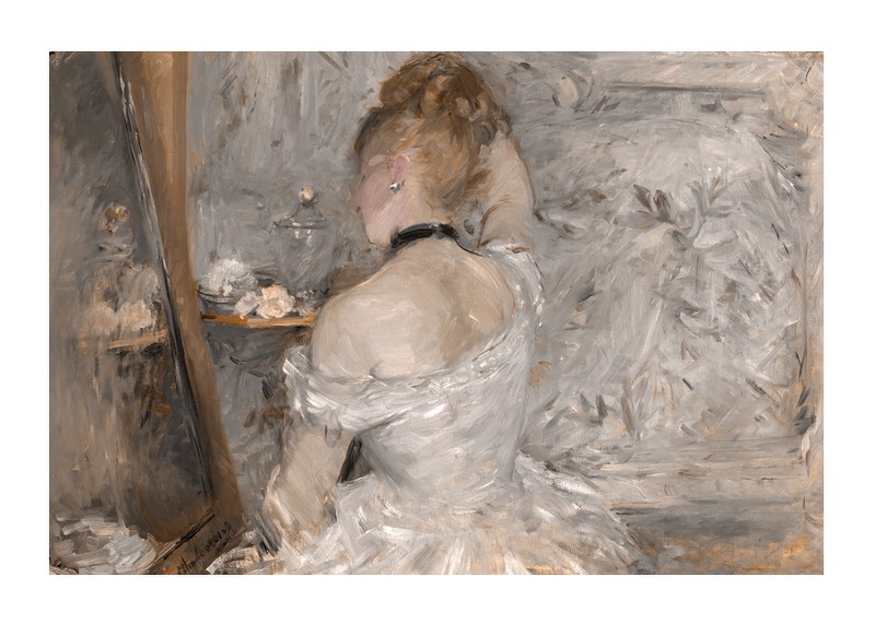 Woman At Her Toilette By Berthe Morisot-1