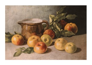 Stillleben Mit Äpfeln By Walter Stoitzner-1