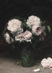 Roses Dans Un Verre 1877 By Henri Fantin-Latour-3