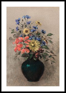 Wildflowers By Odilon Redon-0