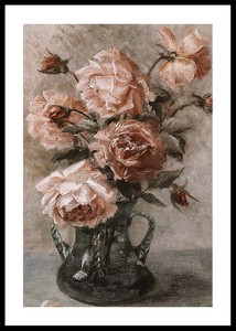 Rosen In Vase By Elise Nees Von Esenbeck-0