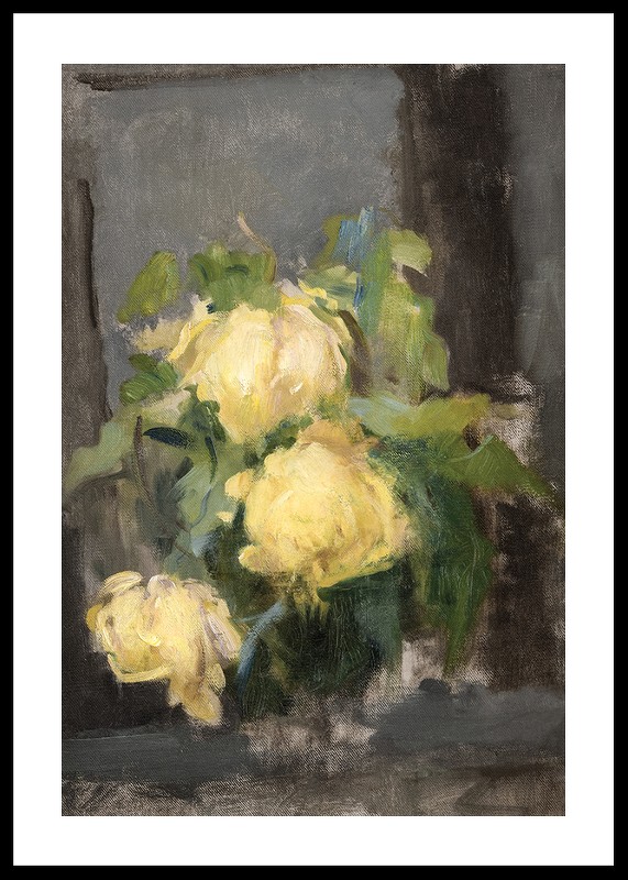Golden Roses By Olga Boznańska-0