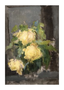 Golden Roses By Olga Boznańska-1