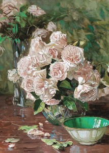 White Roses II By Carl Moll-3