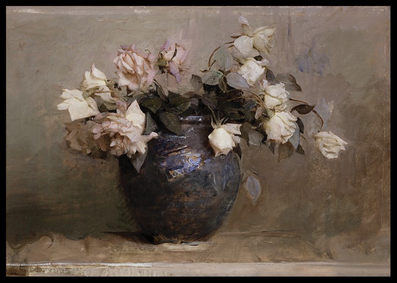 Roses By Abbott Handerson Thayer-2