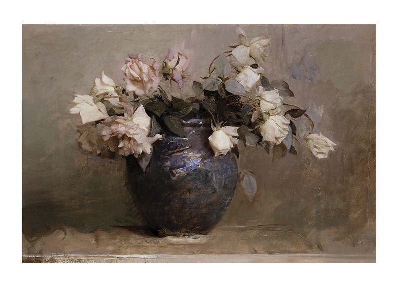 Roses By Abbott Handerson Thayer-1