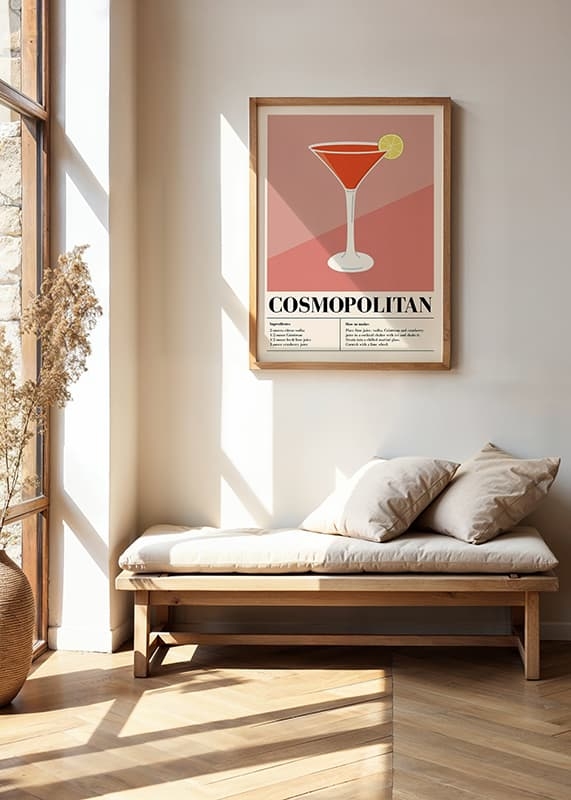 Poster Cosmopolitan Cocktail crossfade