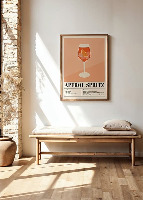 Poster Aperol Spritz Cocktail crossfade