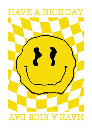 Poster Smiley Yellow