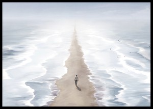 Surreal Path Between Seas-2