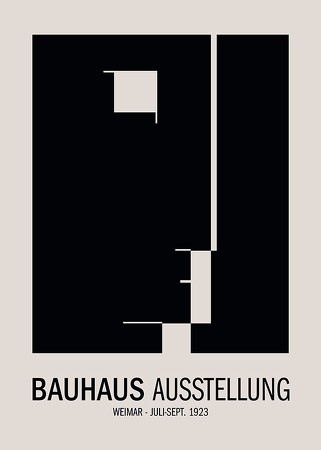 Poster Bauhaus Ausstellung No3