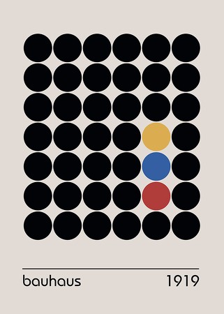 Poster Bauhaus Dots 1919