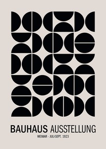 Poster Bauhaus Ausstellung No1