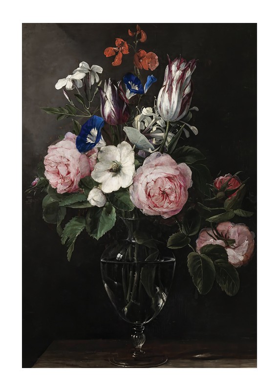 Flowers In A Vase By Jan Brueghel-1