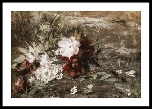 Seerosen Bloemen By Gerardina Jacoba Van De Sande Bakhuyzen-0