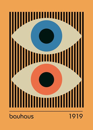 Poster Bauhaus Eyes No1