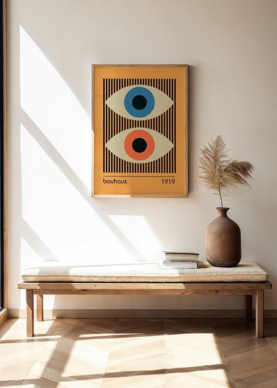 Poster Bauhaus Eyes No1 crossfade