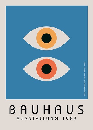 Poster Bauhaus Eyes No2