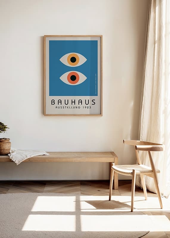 Poster Bauhaus Eyes No2 crossfade