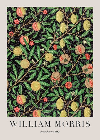 Poster William Morris Fruit Pattern 1862