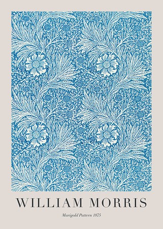 Poster William Morris Marigold Pattern 1875